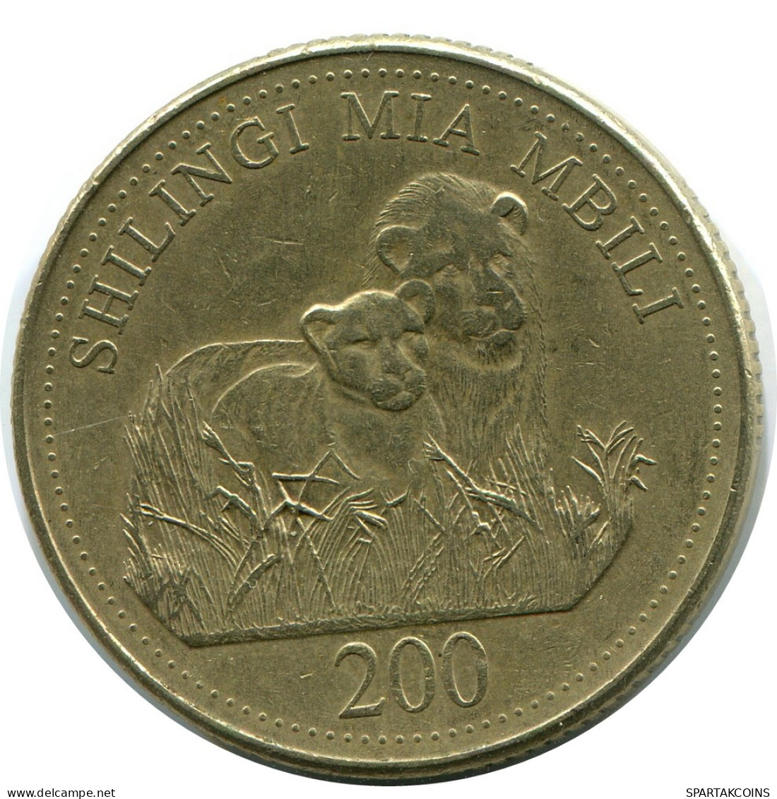 200 SHILLINGI 1998 TANZANIE TANZANIA Pièce #AP953.F - Tansania