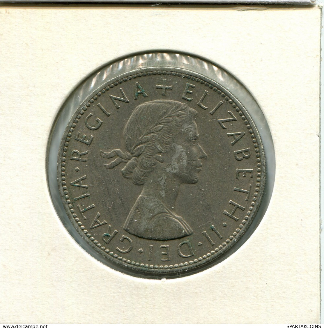 HALF CROWN 1963 UK GRANDE-BRETAGNE GREAT BRITAIN Pièce #BB145.F - K. 1/2 Crown