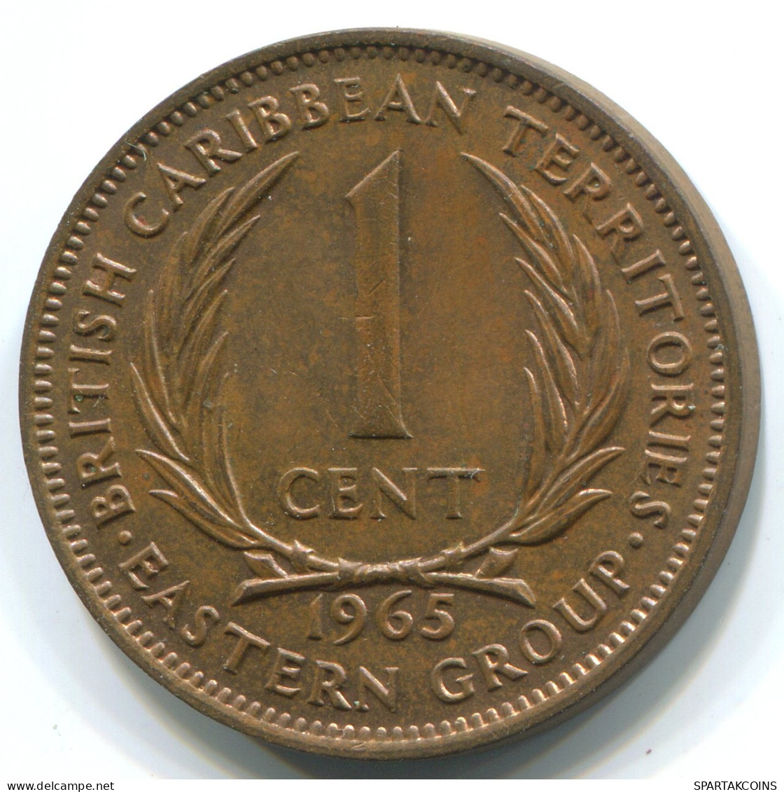 1 CENT 1965 EAST CARIBBEAN Coin #WW1181.U - Caraibi Orientali (Stati Dei)