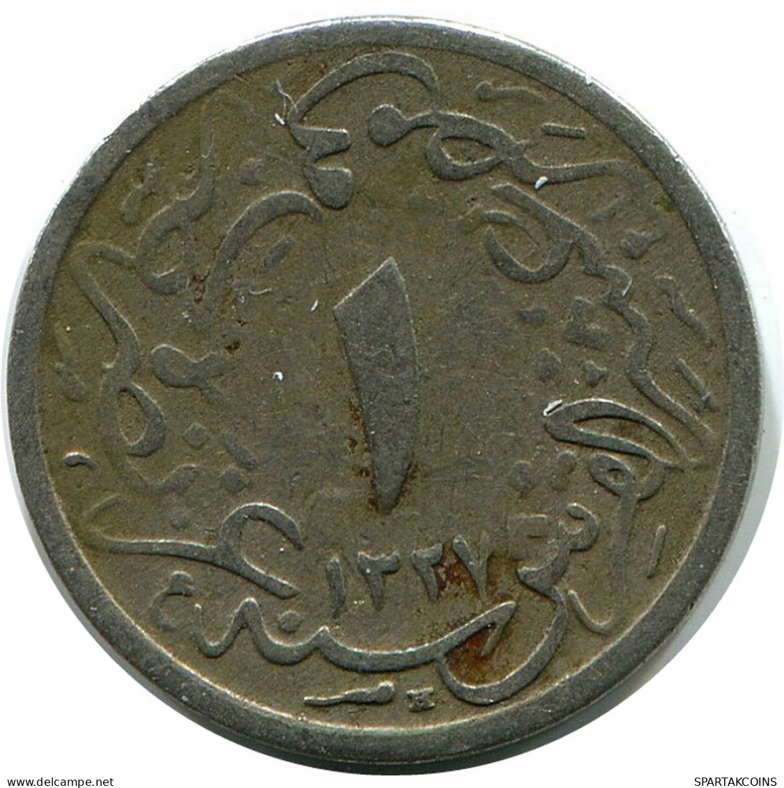 1/10 QIRSH 1913 EGYPT Islamic Coin #AK343.U - Egypt