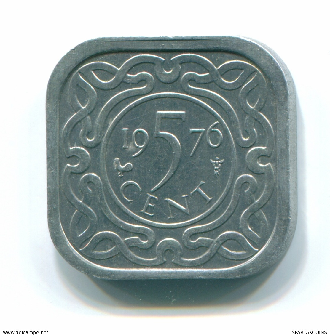 5 CENTS 1976 SURINAME Aluminium Coin #S12543.U - Surinam 1975 - ...
