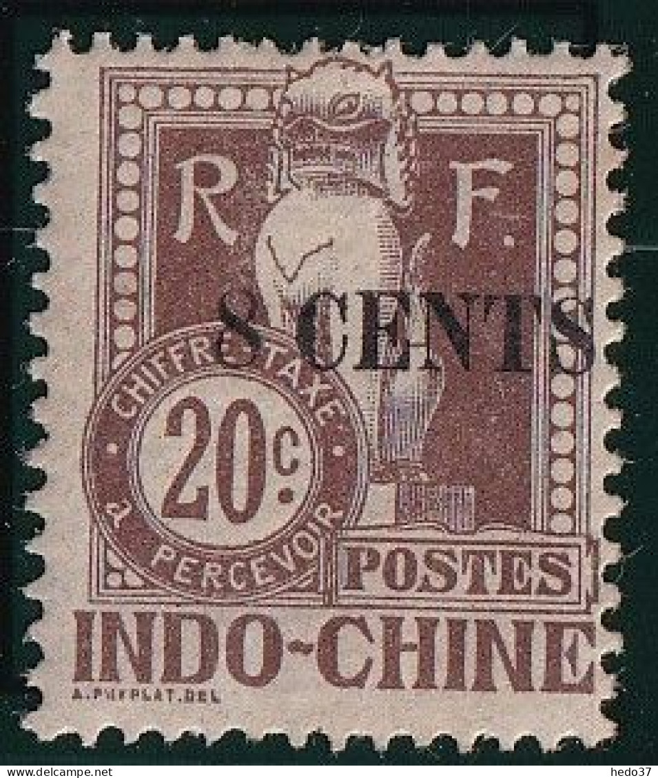 Indochine Taxe N°23 - Neuf * Avec Charnière - TB - Timbres-taxe