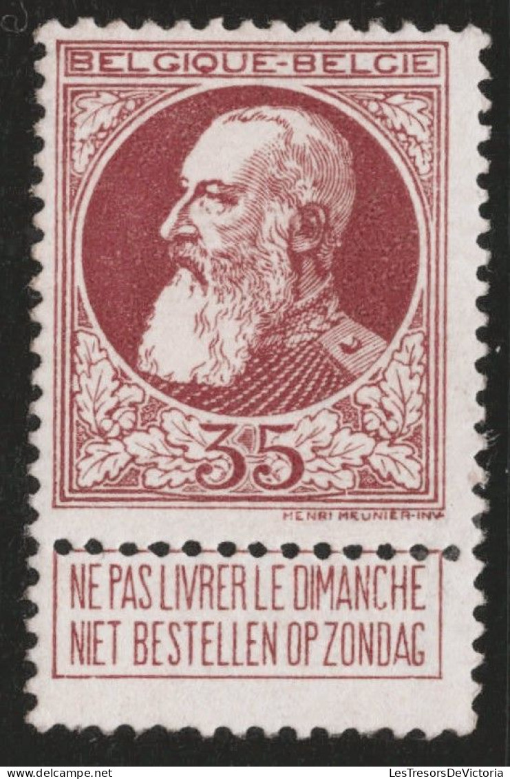 TIMBRE Belgique - COB 77 ** - 35c - 1905 - Cote 152 - 1905 Grosse Barbe