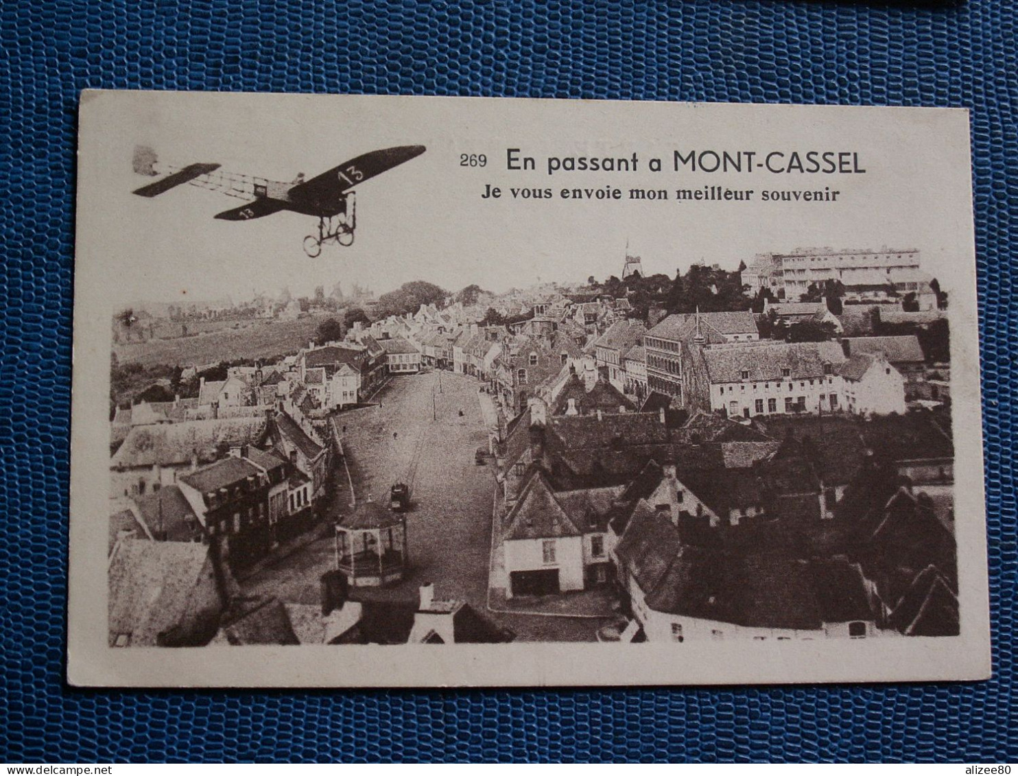 CPA   MONT  CASSEL  //   JE  VOUS  ENVOIE  MON  MEILLEUR  SOUVENIR  -- 1949 - Bruay Sur Escaut