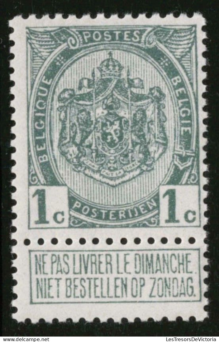 TIMBRE Belgique - COB 81/3 - 1907 - Cote 125 - 1893-1907 Wapenschild