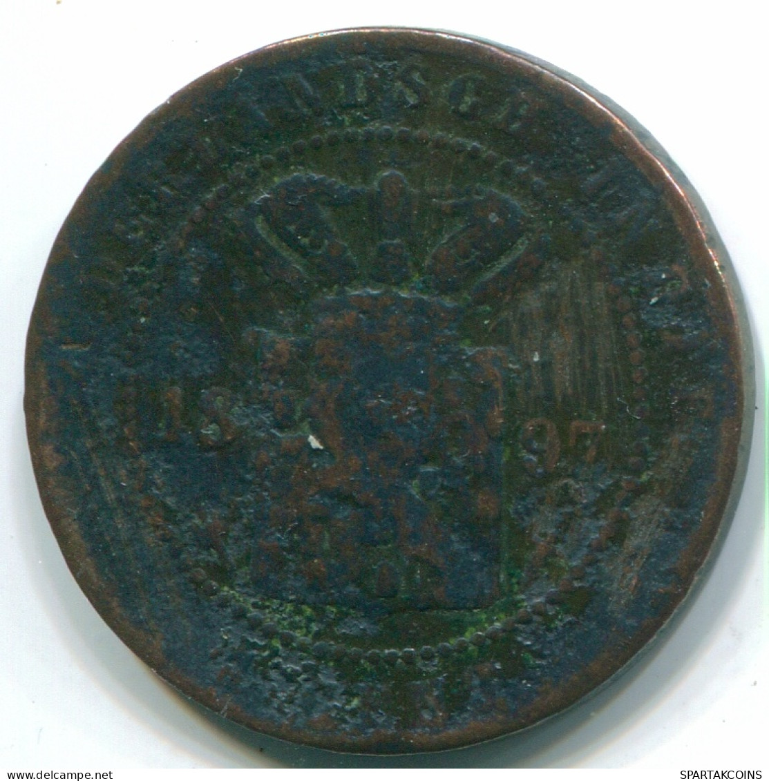 1 CENT 1897 NIEDERLANDE OSTINDIEN INDONESISCH Copper Koloniale Münze #S10064.D - Indes Néerlandaises