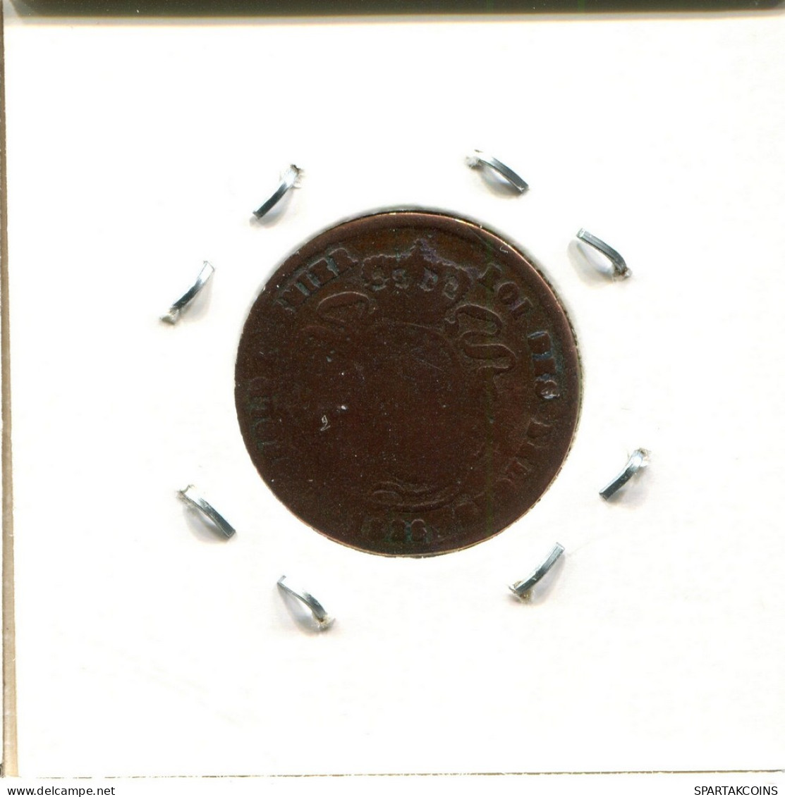 2 CENTIMES 1886 BELGIEN BELGIUM Münze #BA229.D - 2 Cent