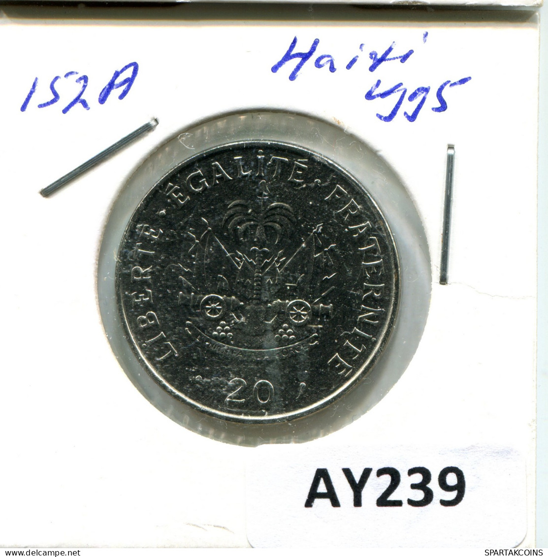 20 CENTIMES 1995 HAITI Münze #AY239.2.D - Haiti