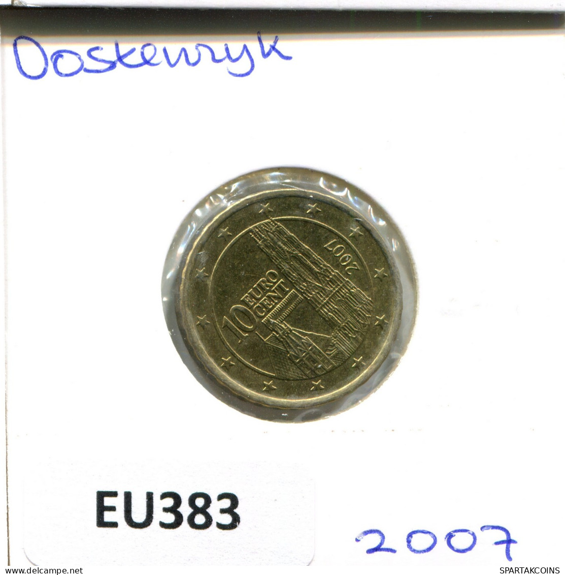 10 EURO CENTS 2007 AUTRICHE AUSTRIA Pièce #EU383.F - Autriche