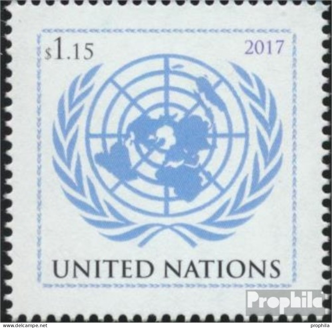 UNO - New York 1387II (kompl.Ausg.) Postfrisch 2017 Jahr Des Hahns - Neufs