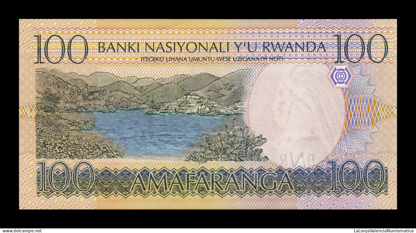 Ruanda Rwanda 100 Francs 2003 Pick 29a Sc Unc - Rwanda