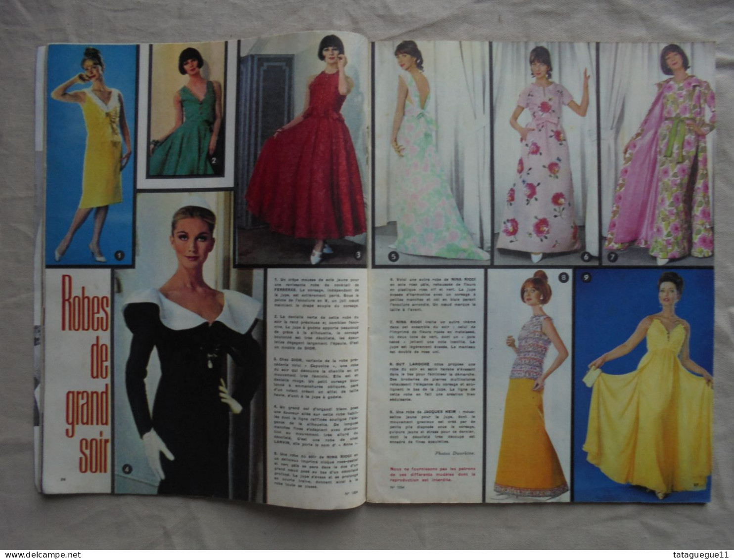 Ancien - Magazine Femmes d'Aujourd'hui N° 1004 - 30 Juillet 1964