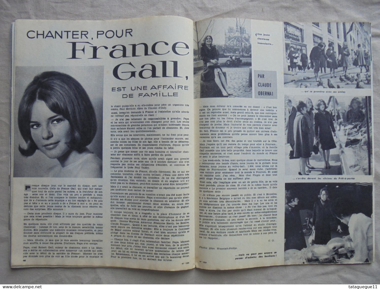 Ancien - Magazine Femmes d'Aujourd'hui N° 1004 - 30 Juillet 1964