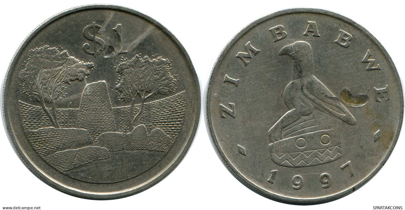 1 DOLLAR 1997 ZIMBABWE Moneda #AP970.E - Zimbabwe