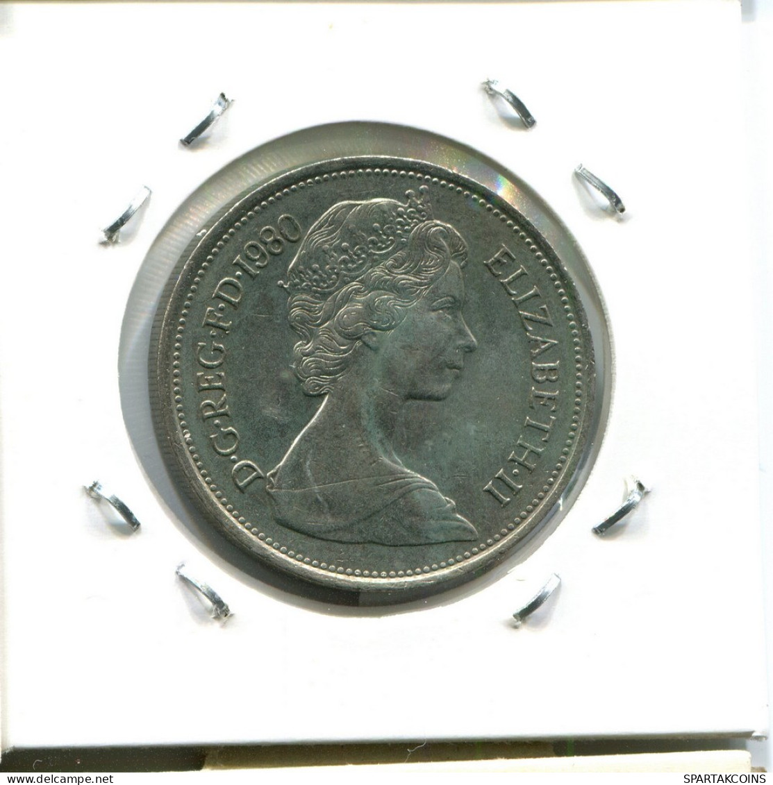 10 NEW PENCE 1980 UK GBAN BRETAÑA GREAT BRITAIN Moneda #AU836.E - 10 Pence & 10 New Pence