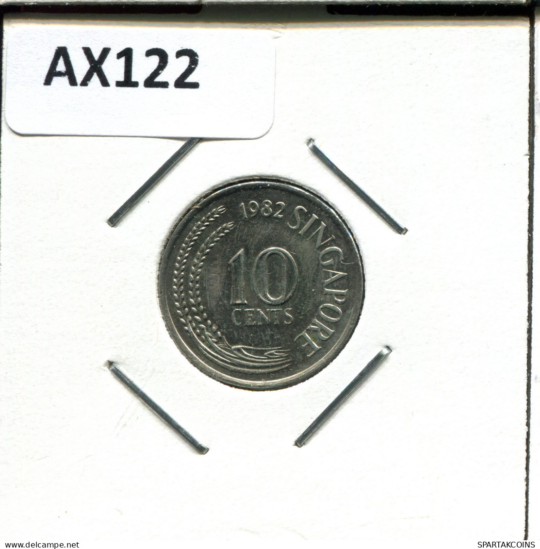 10 CENTS 1982 SINGAPUR SINGAPORE Moneda #AX122.E - Singapour