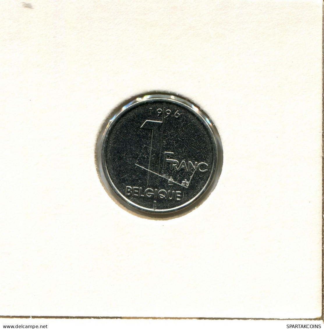 1 FRANC 1996 FRENCH Text BÉLGICA BELGIUM Moneda #BB325.E - 1 Frank