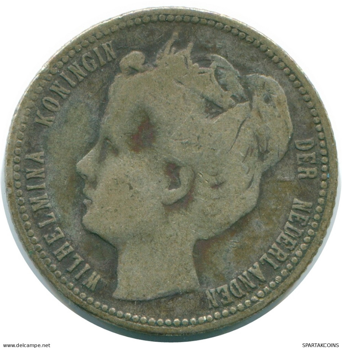 1/4 GULDEN 1900 CURACAO NEERLANDÉS NETHERLANDS PLATA Colonial #NL10515.4.E - Curacao