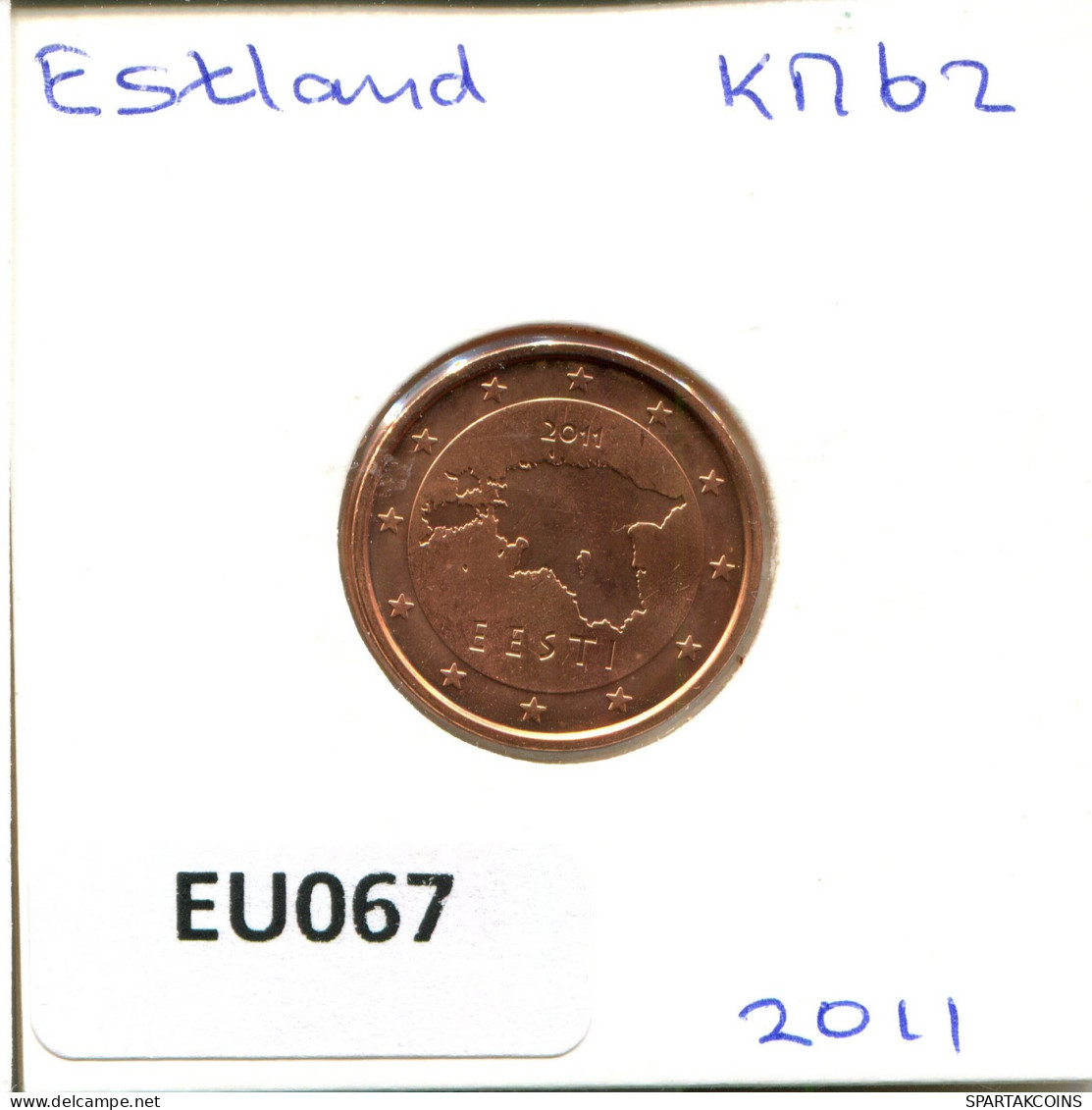 2 EURO CENTS 2011 ESTONIA Moneda #EU067.E - Estonie