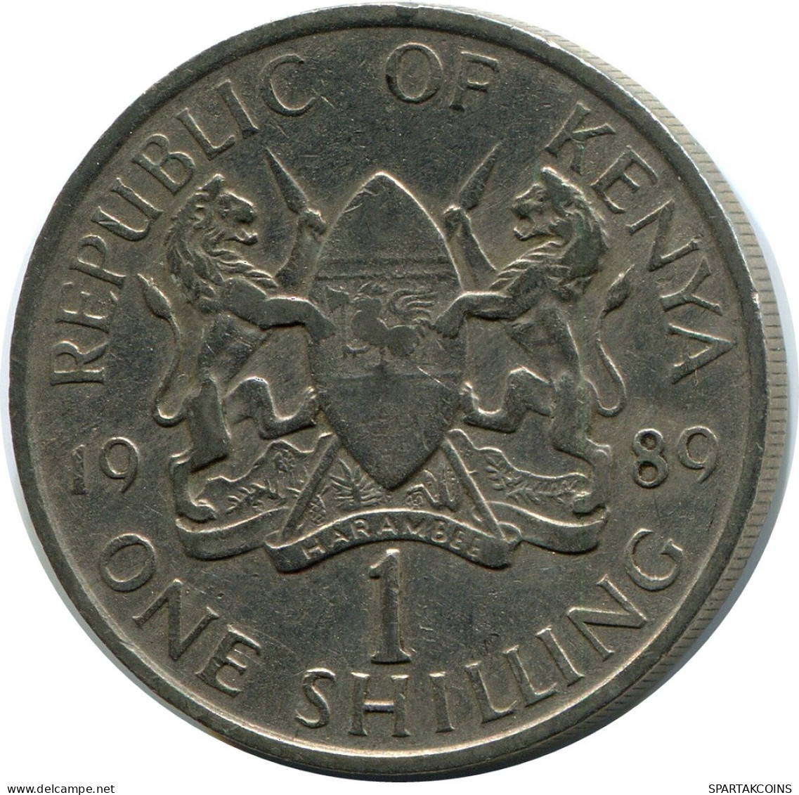 1 SHILLING 1989 KENYA Moneda #AZ190.E - Kenya