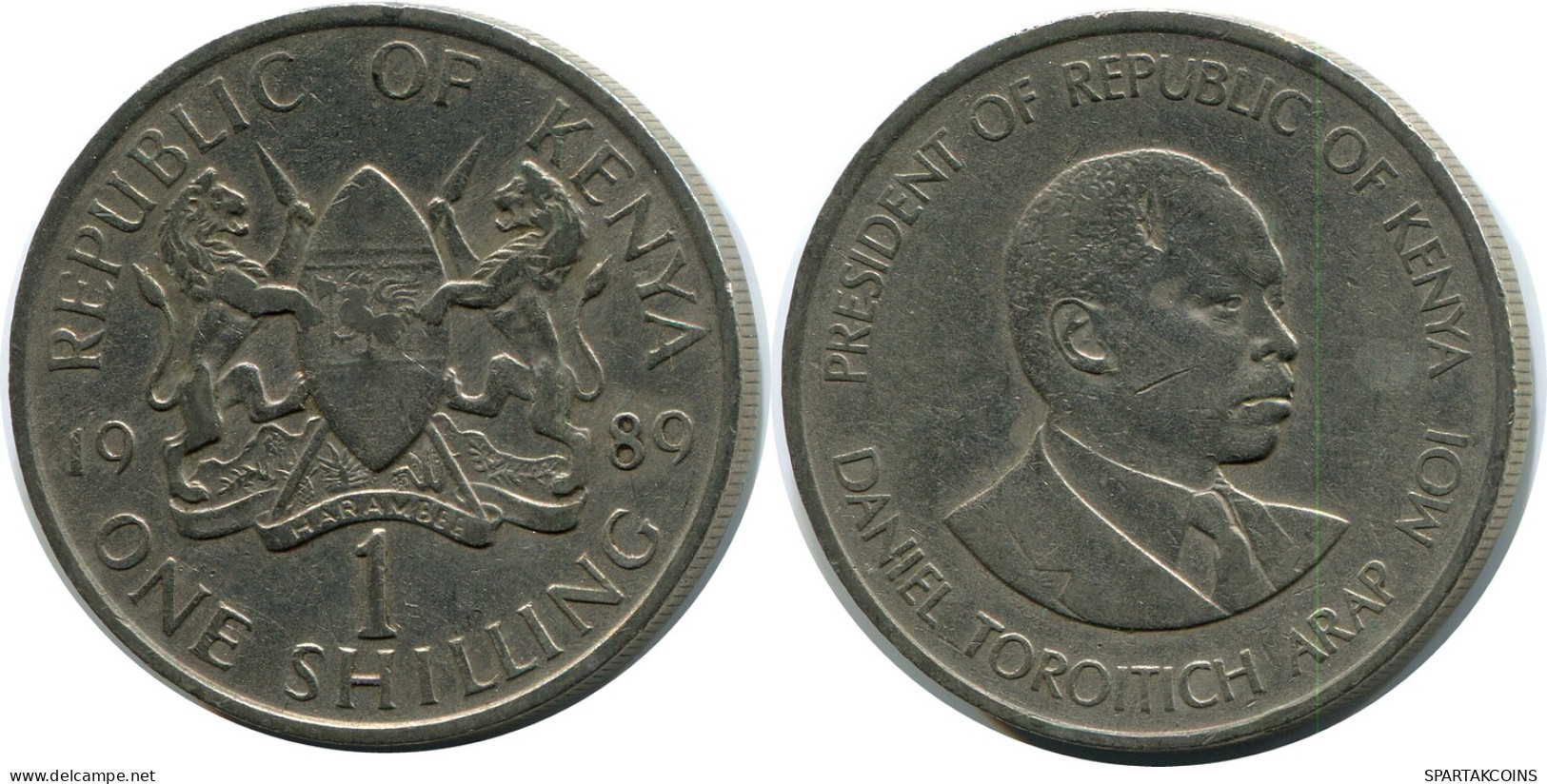 1 SHILLING 1989 KENYA Moneda #AZ190.E - Kenya