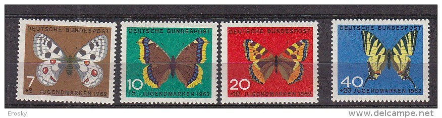 N3132 - ALLEMAGNE FEDERALE BUND Yv N°248/51 ** PAPILLONS BUTTERFLIES - Ungebraucht