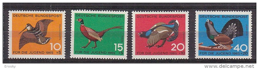 N3219 - ALLEMAGNE FEDERALE BUND Yv N°330/33 ** OISEAUX BIRDS - Ungebraucht