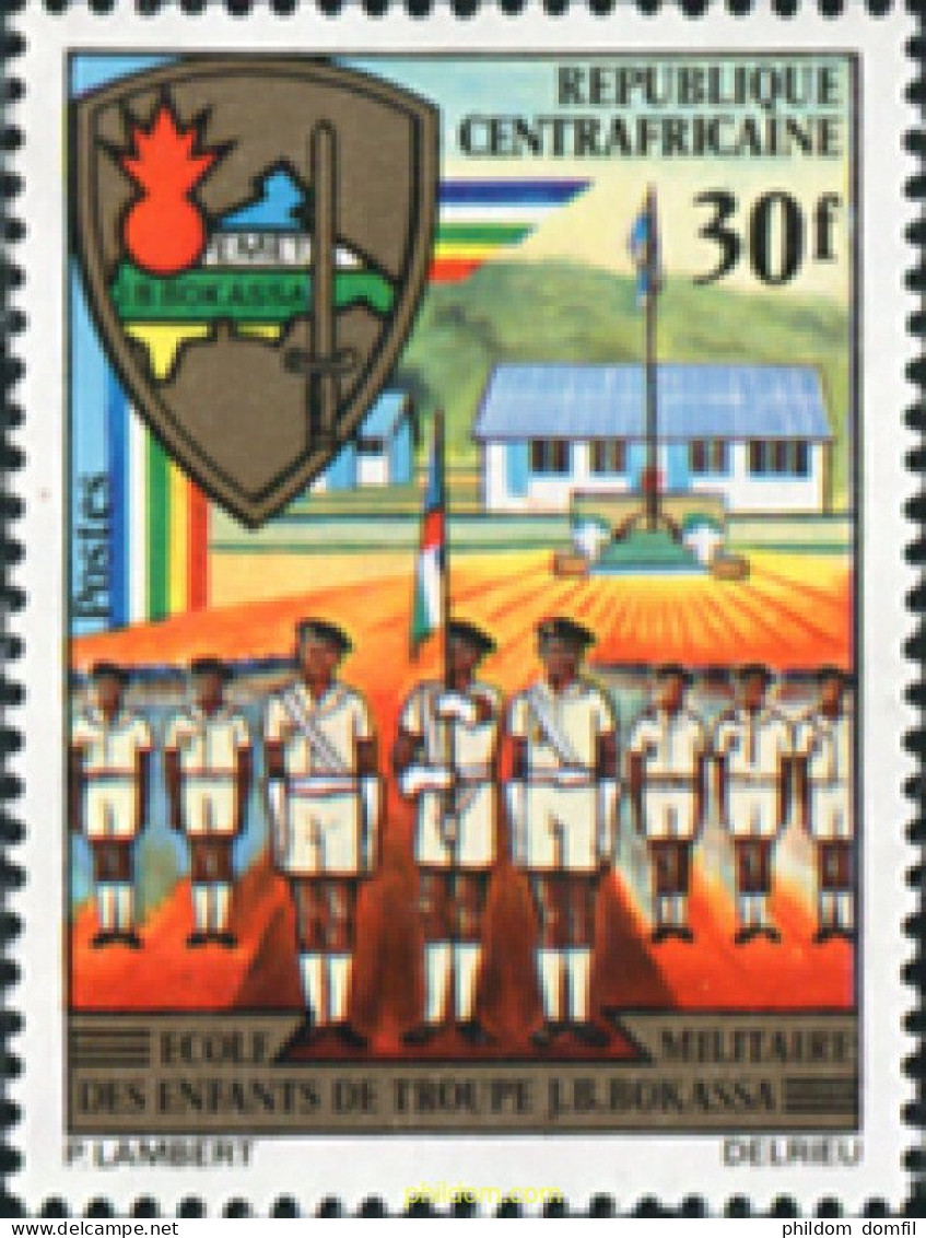 194880 MNH CENTROAFRICANA 1972 ESCUELA MILITAR - Autres & Non Classés
