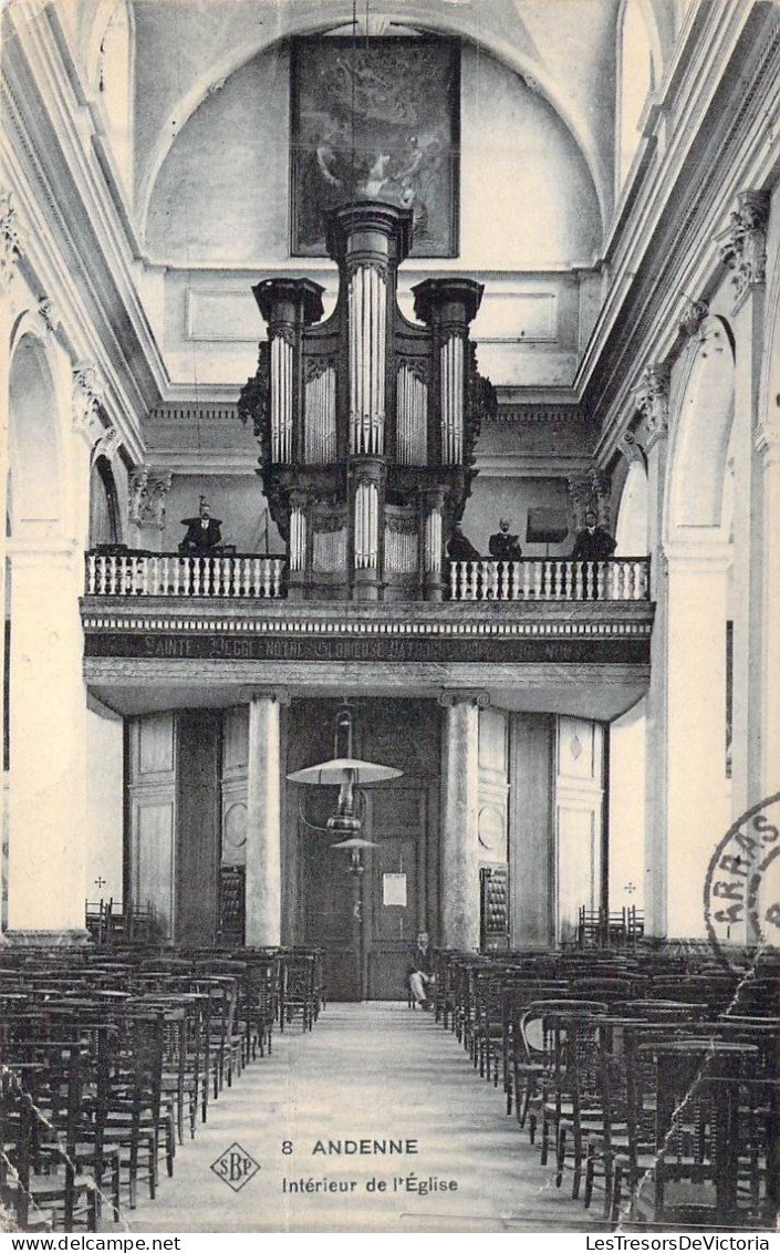 BELGIQUE - ANDENNE - Intérieur De L'église - Carte Postale Ancienne - Andenne