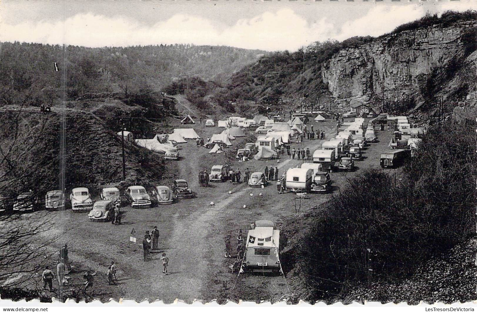 BELGIQUE - NAMUR - Camp JULES CESAR - Camping - Carte Postale Ancienne - Namur