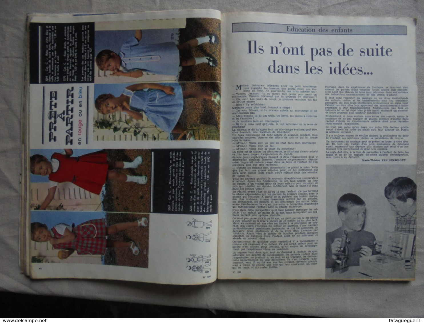 Vintage - Revue Femmes d'Aujourd'hui N° 1049 Juin 1965