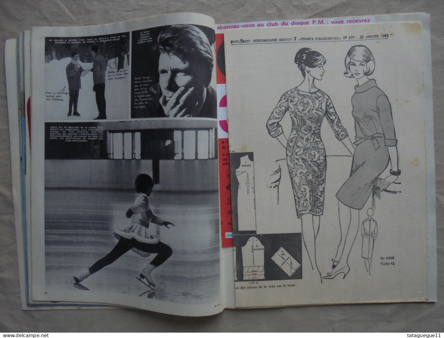Ancien - Revue Femmes d'Aujourd'hui N° 977 - 23 Janvier 1964