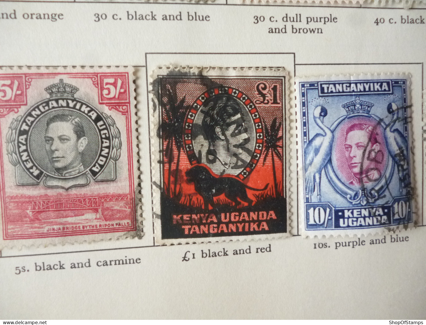 KENYA UGANDA  TANGANYIKA KING GEORGE VI USED OR MH STAMPS - Altri & Non Classificati