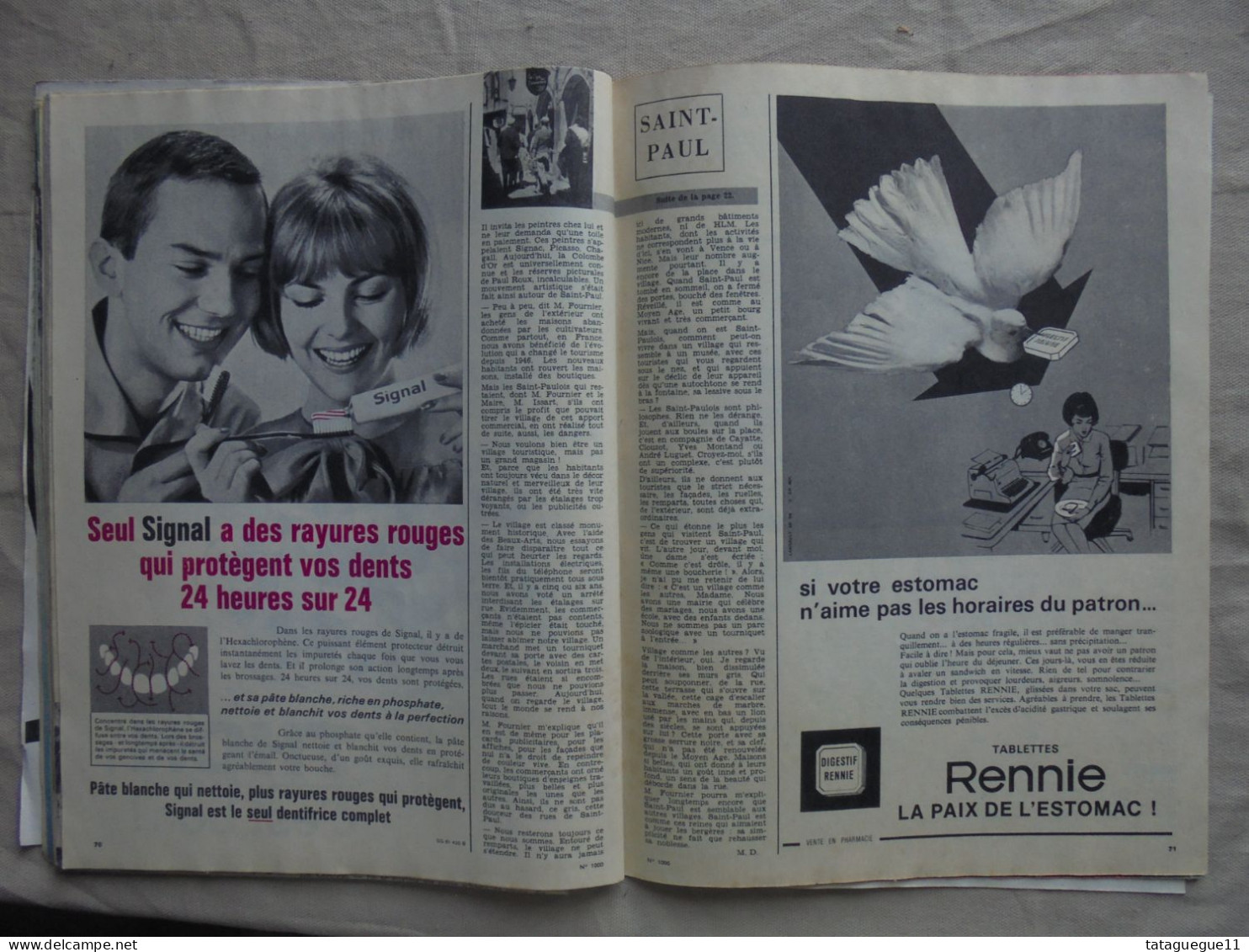 Ancien - Revue Femmes d'Aujourd'hui N° 1000 - 2 Juillet 1964