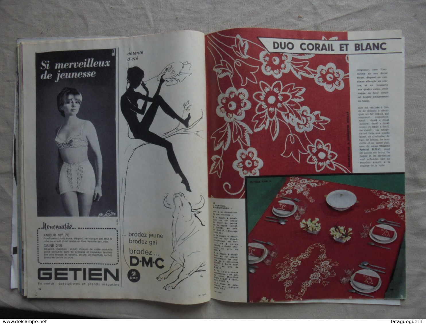 Ancien - Revue Femmes d'Aujourd'hui N° 1000 - 2 Juillet 1964