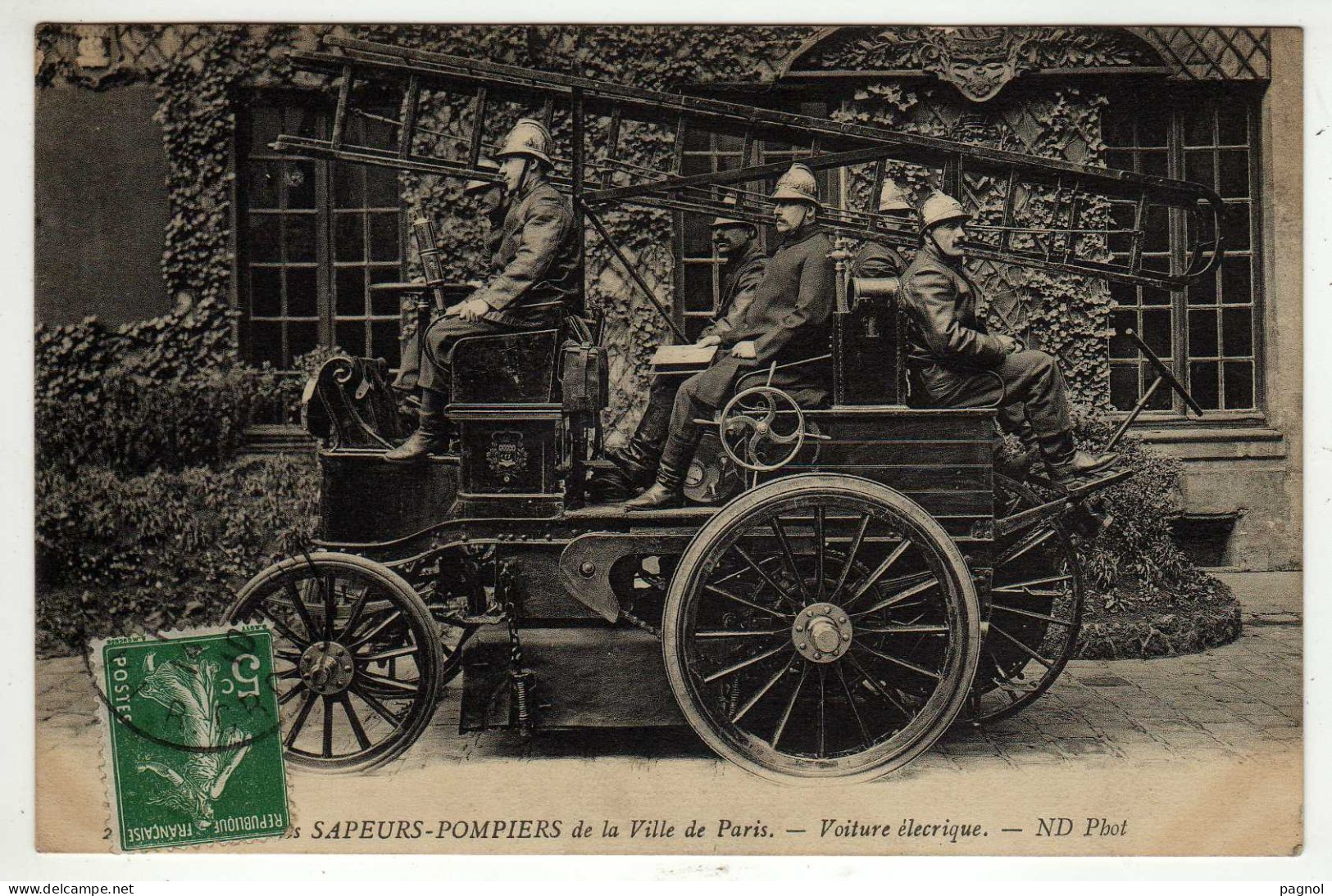 75 : Sapeurs Pompiers De Paris : Voiture éléctrique - Andere & Zonder Classificatie