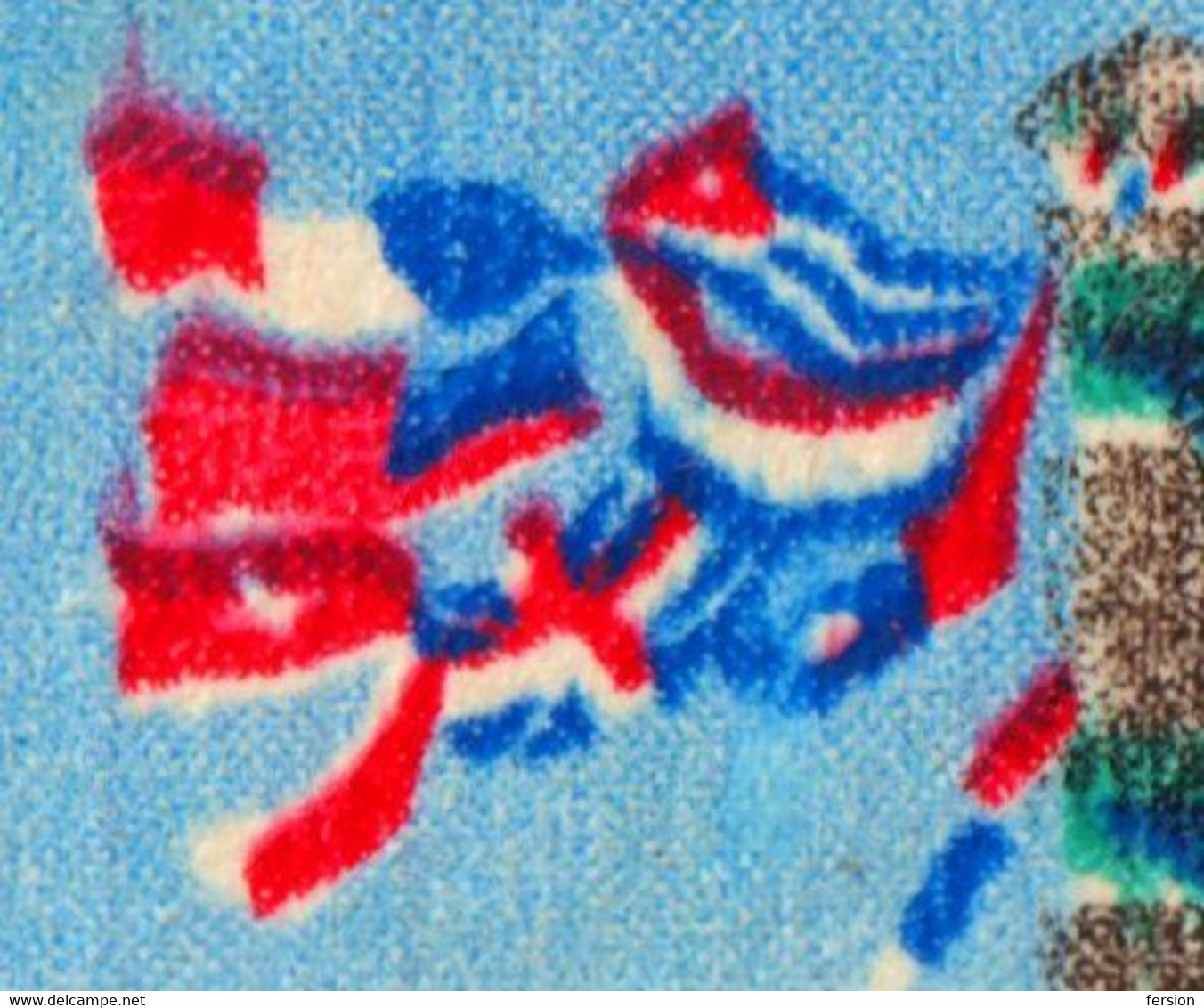 Jamboree 1947 France Scouting Scouts FLAG Switzerland Taiwan USA Cuba Britain Netherlands LABEL CINDERELLA VIGNETTE - Gebraucht