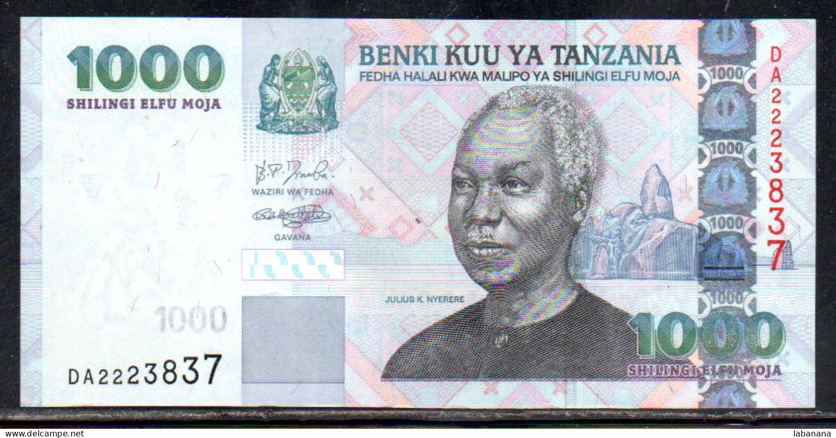 659-Tanzanie 1000 Shilingi 2003 DA222 - Tansania