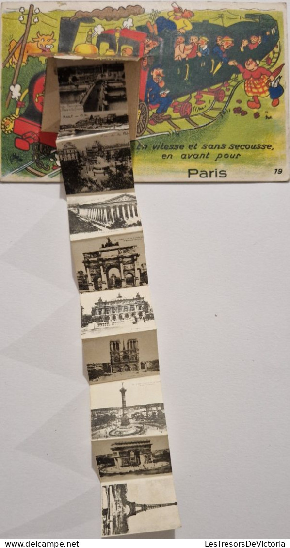 A SYSTEME - En Vitesse Et Sans Secousse En Avant Pour - Paris - Carte Postale Ancienne - Móviles (animadas)