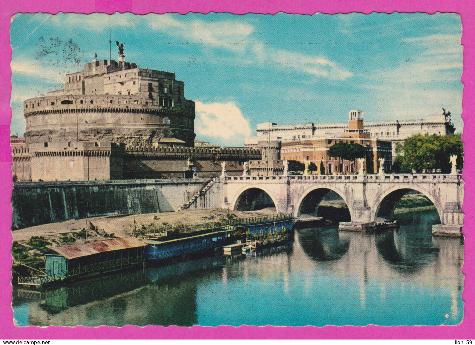 290477 / Italy - Roma (Rome) - Bridge Elio River Mausoleum Of Hadrian, Usually Known As Castel Sant'Angelo PC Italia - Pontes