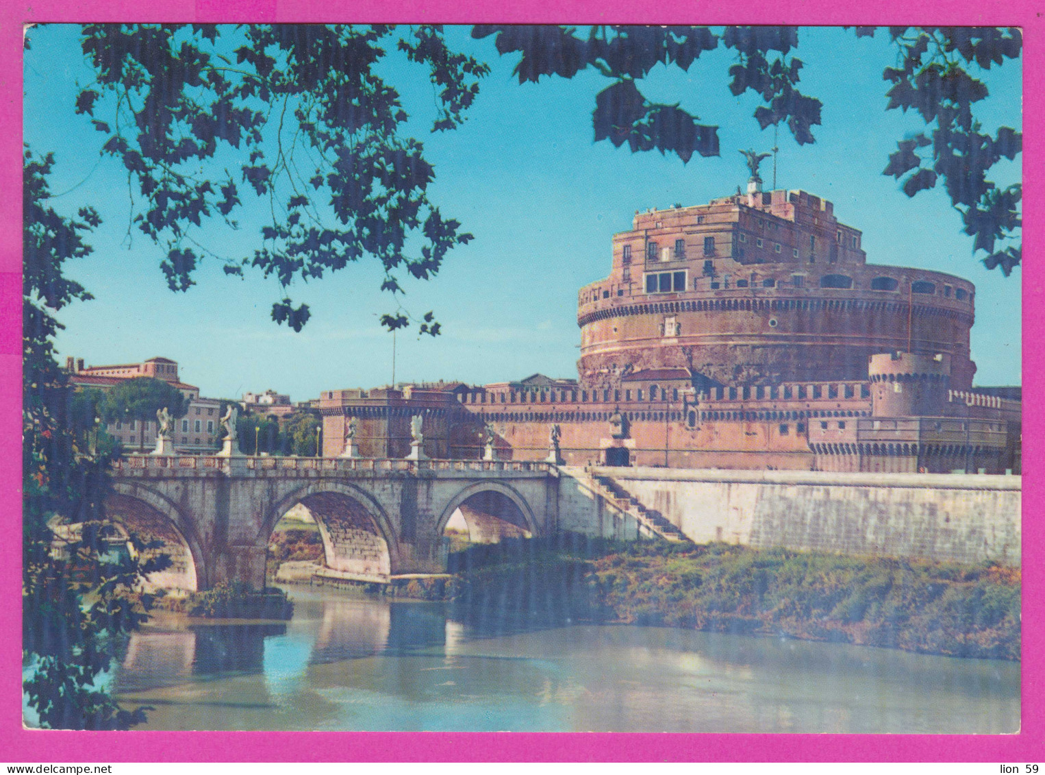 290479 / Italy - Roma (Rome) - Bridge Elio River Mausoleum Of Hadrian, Usually Known As Castel Sant'Angelo PC 495 Italia - Pontes