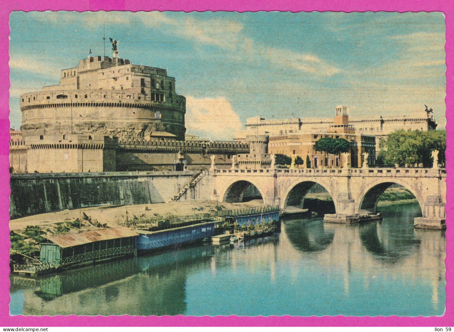 290478 / Italy - Roma (Rome) - Bridge Elio River Mausoleum Of Hadrian, Usually Known As Castel Sant'Angelo PC Italia - Pontes