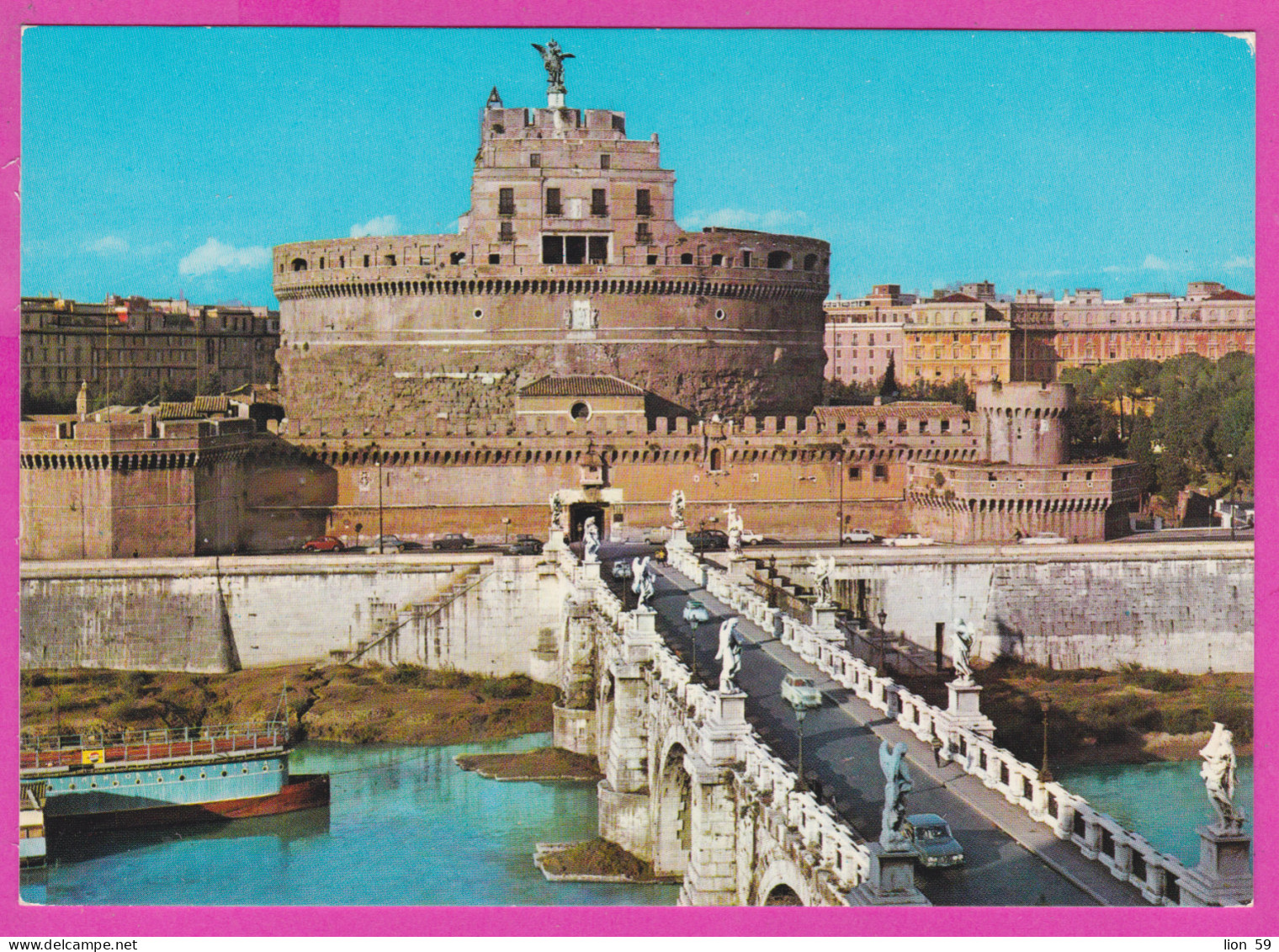 290482 / Italy - Roma (Rome) - Bridge Elio River Mausoleum Of Hadrian, Usually Known As Castel Sant'Angelo PC 144 Italia - Ponts
