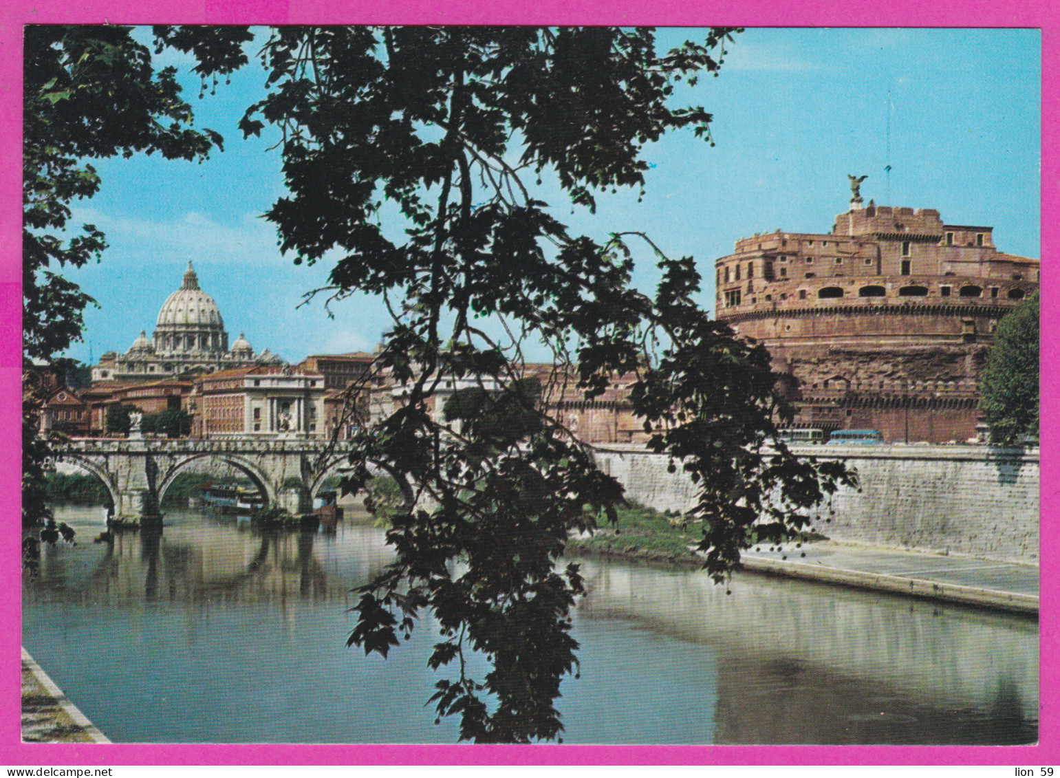 290485 / Italy - Roma (Rome) - Bridge Elio River Mausoleum Of Hadrian, Usually Known As Castel Sant'Angelo PC 545 Italia - Bridges