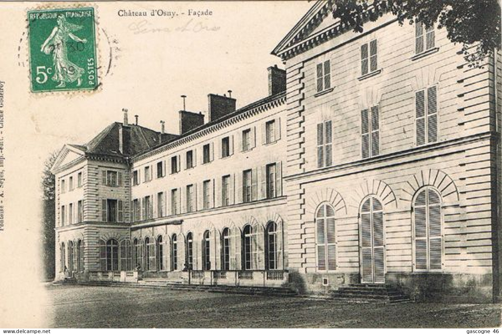 95-017 Château D'Osny - Façade Edition A Seyes - Osny