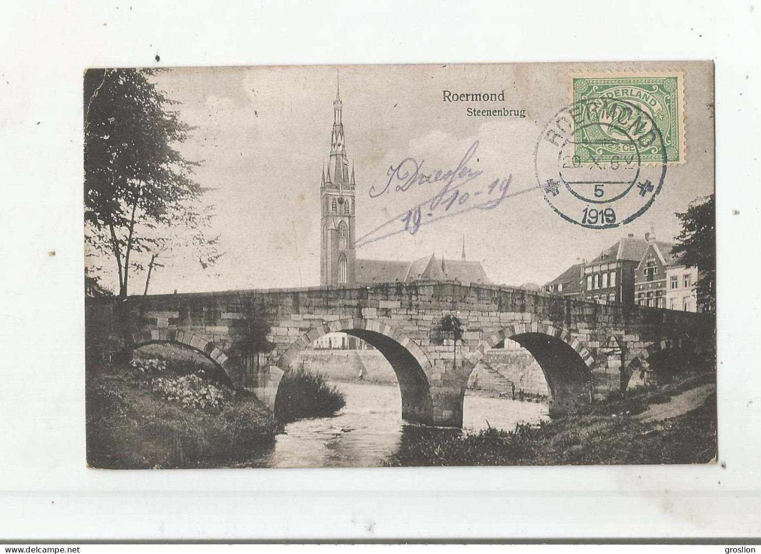 ROERMOND STEENENBRUG 1919 - Roermond