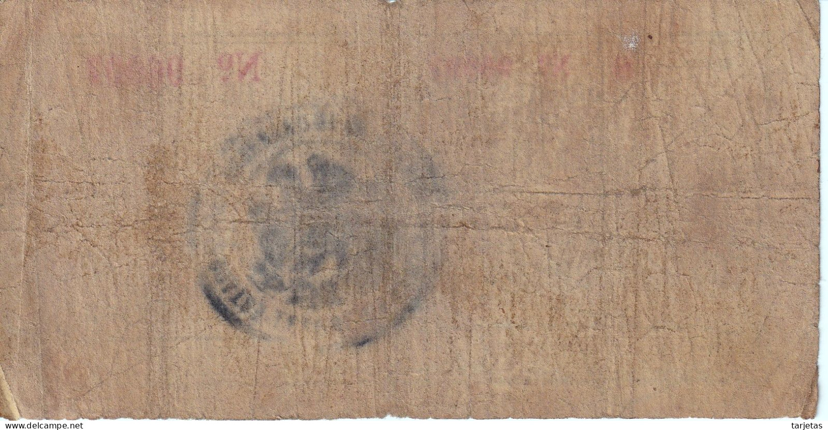 BILLETE DE MEXICO DE 25 CENTAVOS DEL AÑO 1913  DE CHIHUAHUA (BANKNOTE) PANCHO VILLA - Mexico