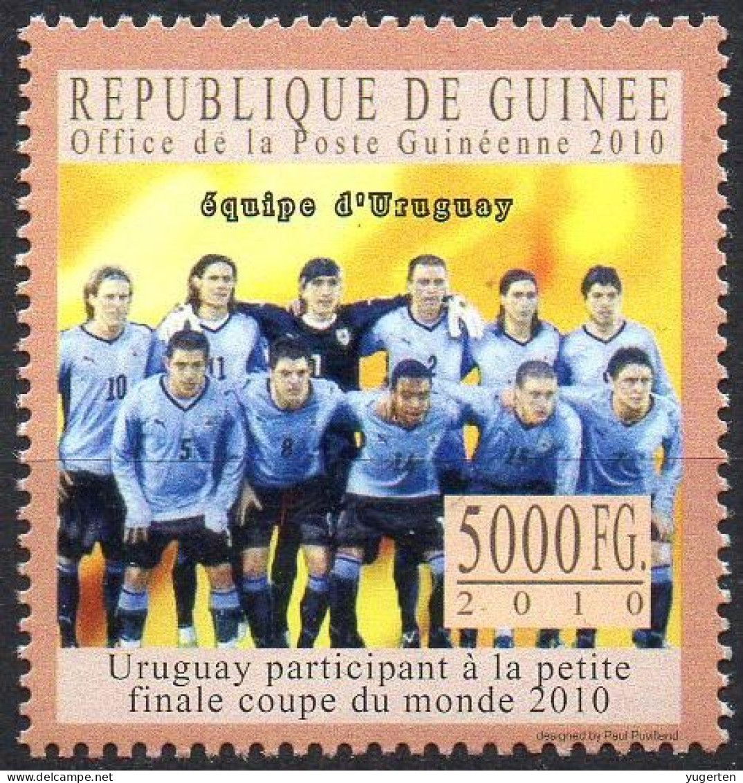 GUINEA 2010 - 1v - MNH - Uruguay Team - Football - FIFA World Cup - Fußball - Fútbol - Soccer - Calcio  - Futebol - 2010 – Südafrika