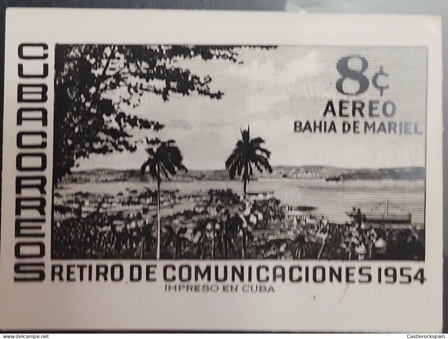 O)  1955 CUBA, PHOTOMECHANICAL, MARIEL BAY, SCT C114 , XF - Geschnittene, Druckproben Und Abarten