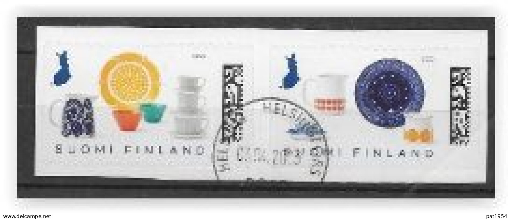 Finlande 2023 N° 2800/2801 Oblitérés Faiences - Used Stamps